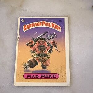 Garbage Pail Kids Mad Mike Trading Card
